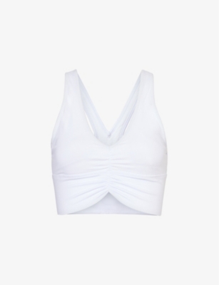 ALO YOGA: Wild Thing V-neck stretch-woven bra