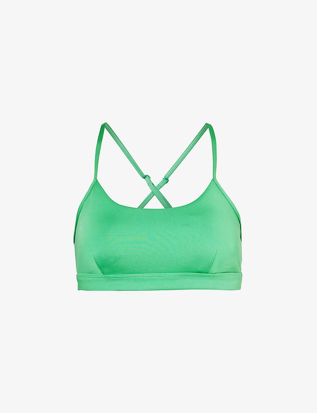 Alo Yoga Womens Lettuce Airlift Intrigue Scoop-neck Stretch-woven Bra