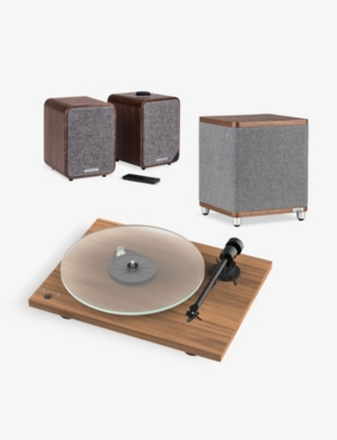 RUARK AUDIO Ruark MR1 MK2 RS1 subwoofer and T1-BT turntable