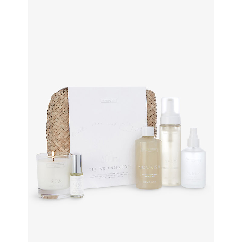 Shop The White Company The Wellness Edit Basket In None/clear