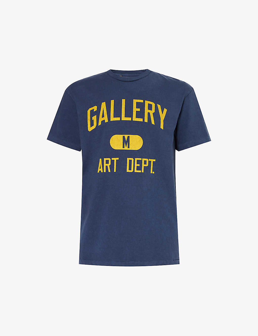 Shop Gallery Dept. Gallery Dept Men's Deep Navy Art Dept. Short-sleeved Cotton-jersey T-shirt In Blue