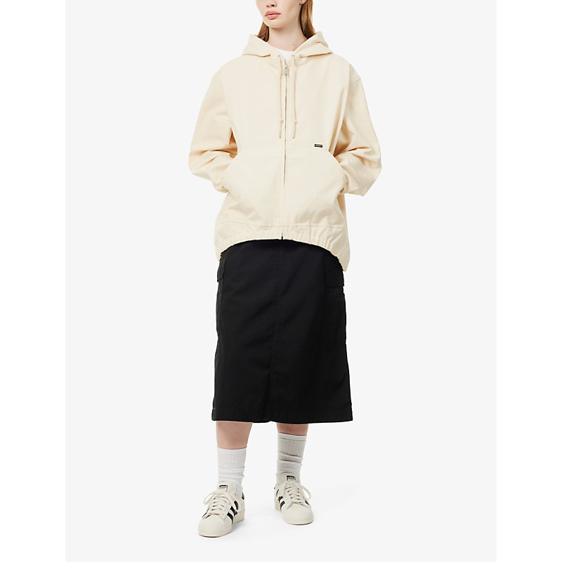 Shop Carhartt Wip Women's Tonic Madock Hooded Cotton Jacket