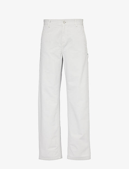 CARHARTT WIP: Pierce brand-patch regular-fit straight-leg cotton trousers