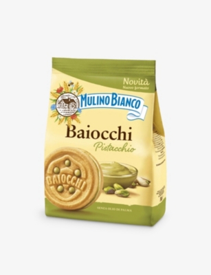 MULINO BIANCO Baiocchi Pistacchio - biscuits à la crème de pistache 168g -  Sarcia