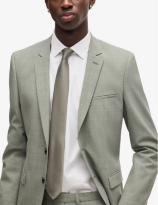 HUGO: Jacquard Silk Tie