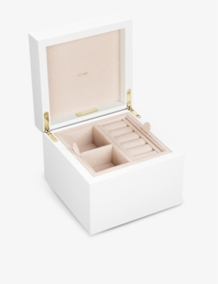 CARTIER: Panthère de Cartier large lacquered wood jewellery box 13cm