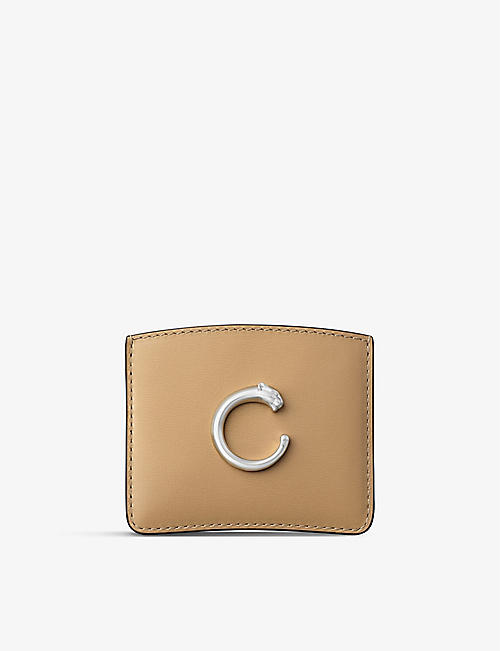 CARTIER: Panthère de Cartier leather card holder