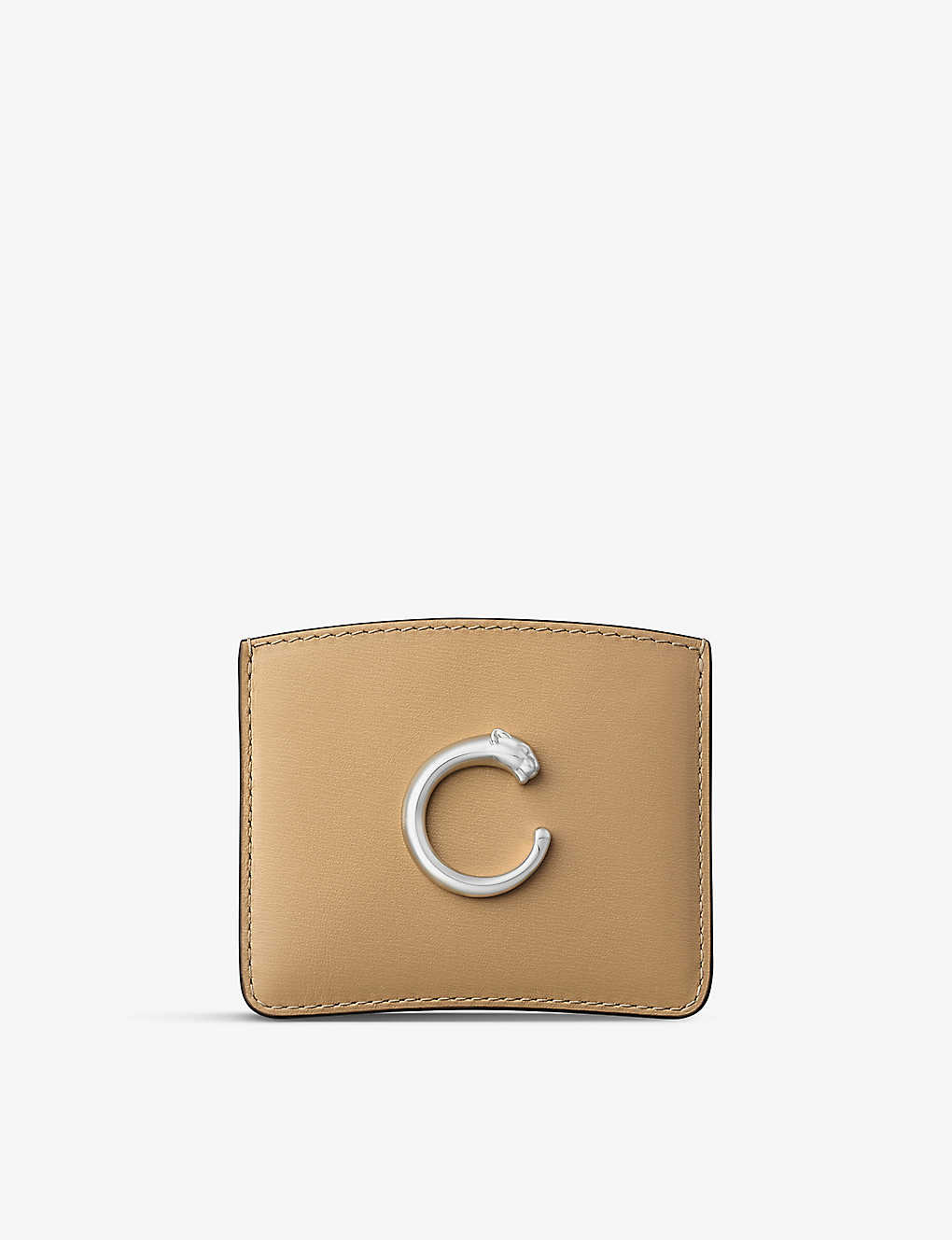 Cartier Brown Trouserhère De Leather Card Holder