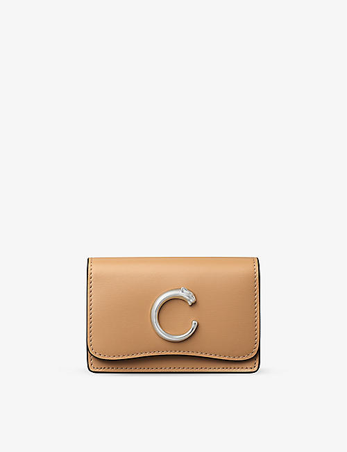 CARTIER: Panthère de Cartier leather wallet