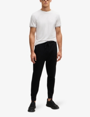 Hugo Boss X Matteo Berrettini Slim Fit Crewneck T-shirt In Natural