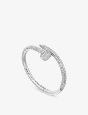 CARTIER Juste un Clou medium 18ct white gold and 7.16ct