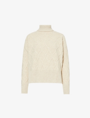 BARBOUR: Perch turtle-neck wool-blend jumper