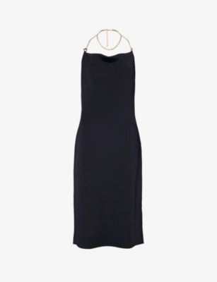 Bottega Veneta Stretch Viscose Dress In Black