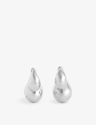BOTTEGA VENETA - Droplet gold-tone sterling-silver earrings