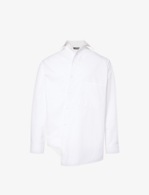 JACQUEMUS: Le chemise Cuadro relaxed-fit cotton-poplin shirt