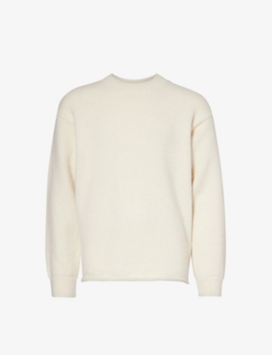 JACQUEMUS - Le Pull Jacquemus brand-knit alpaca wool-blend knitted ...