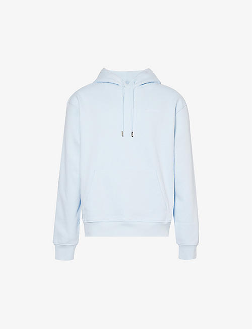 JACQUEMUS: Le Sweatshirt Brode brand-embroidered organic-cotton hoody