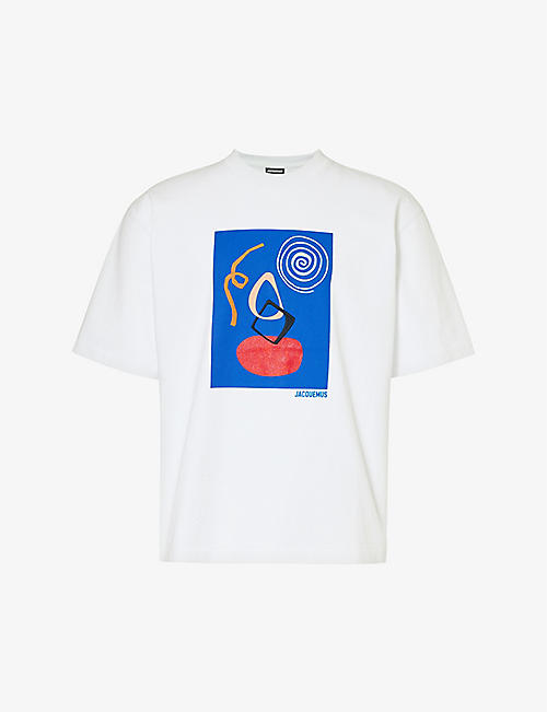 JACQUEMUS: Le Cuadrado graphic-print cotton-jersey T-shirt