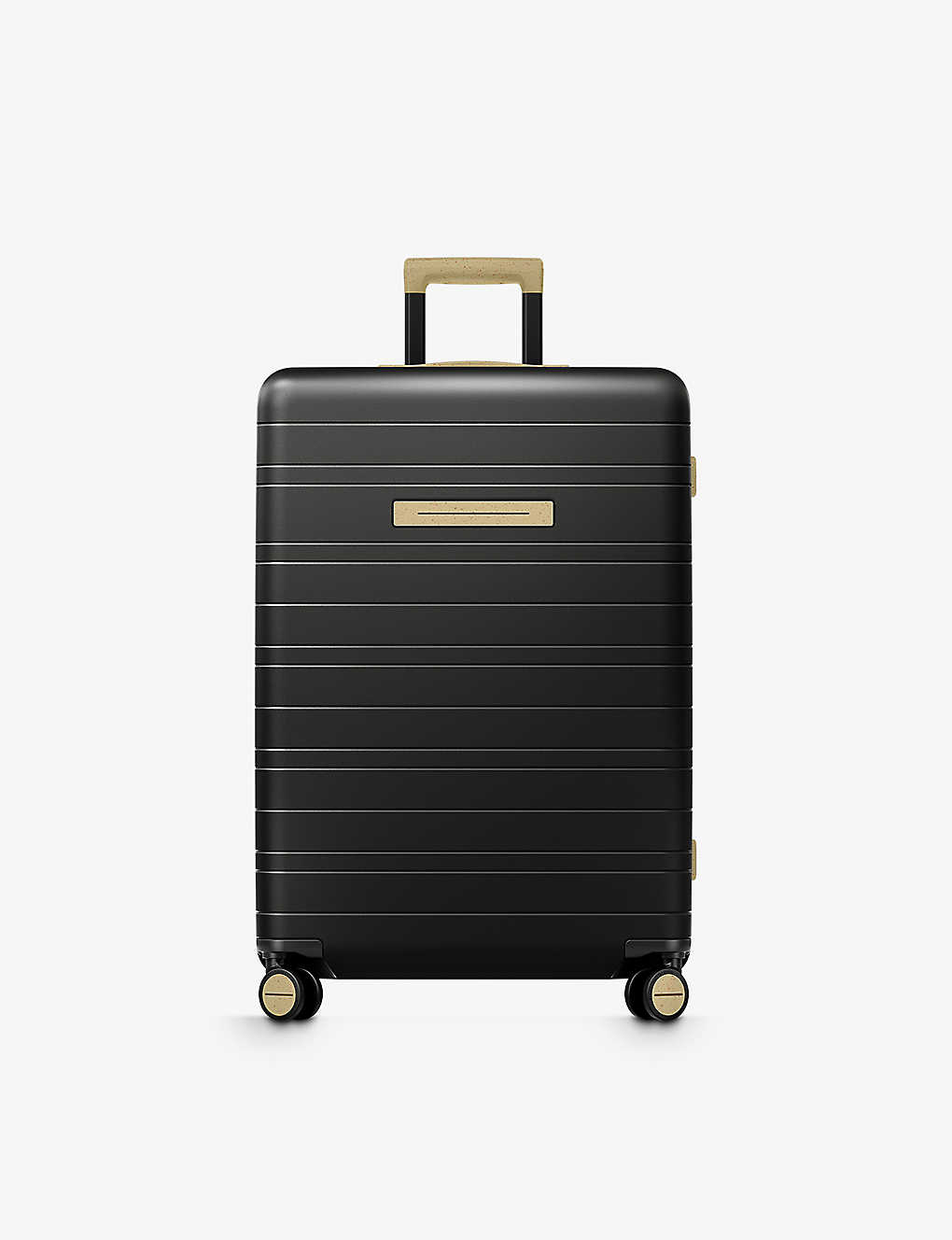 Horizn Studios All Black H7 Re Series Check-in Recycled High-end Polycarbonate Suitcase