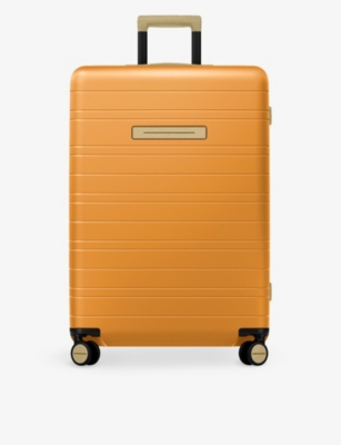 Horizn Studios Bright Amber H7 Re Series Check-in Recycled-polycarbonate Suitcase In Bright Amber