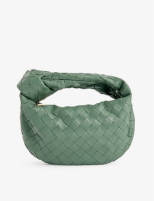 BOTTEGA VENETA: Mini Jodie leather top-handle bag