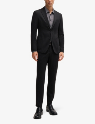 BOSS: Dressletic leather derby shoes