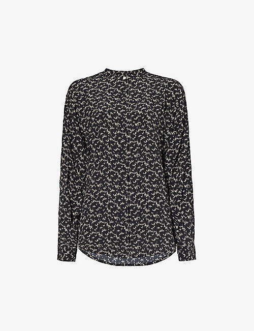 ISABEL MARANT ETOILE: Catchell abstract-pattern woven shirt