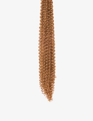 Ruka Blonde Braid-it: Passion Curl Synthetic Hair Extensions 24' In Blonde