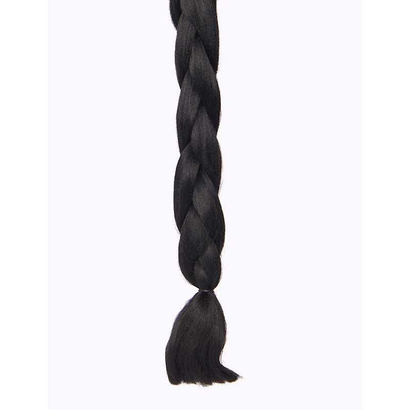 Ruka Braid-it: Textured Straight Synthetic Hair Extensions 24' In Natural Black