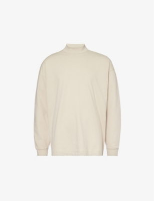 FEAR OF GOD: Lounge brand-patch cotton-jersey T-shirt