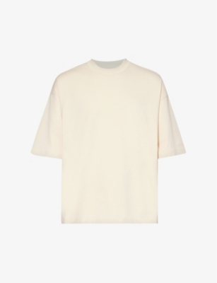 FEAR OF GOD LOUNGE BRAND-PATCH COTTON-JERSEY T-SHIRT