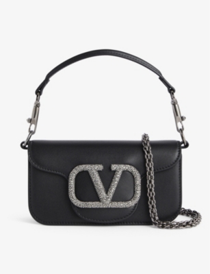 VALENTINO GARAVANI: Locò leather shoulder bag