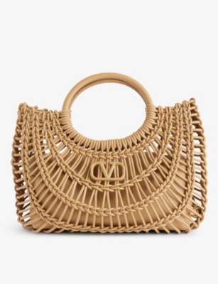 VALENTINO GARAVANI: AllKnots VLOGO leather tote bag