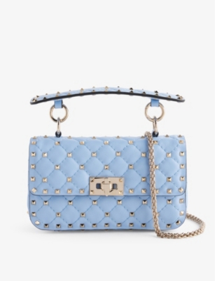 VALENTINO GARAVANI: Rockstud Spike small leather cross-body bag