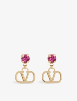 Valentino Garavani Gold Brass Earrings