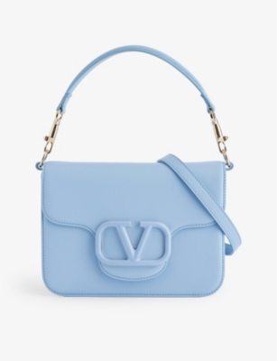 VALENTINO GARAVANI: Locò VLOGO leather shoulder bag