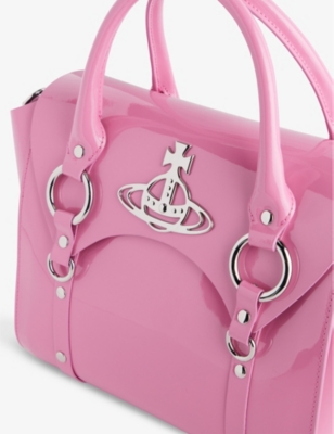 Shop Vivienne Westwood Betty Leather Top-handle Bag In Pink