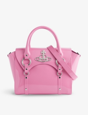 Vivienne Westwood Pink Betty Leather Top-handle Bag In Pink