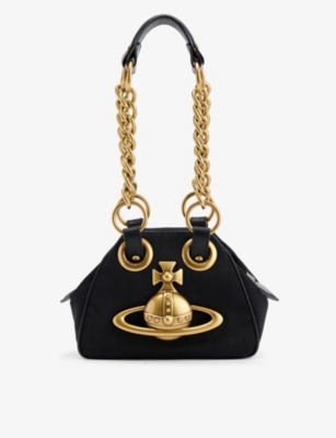 VIVIENNE WESTWOOD: Archive Chain logo-plaque woven bag