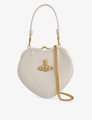 VIVIENNE WESTWOOD: Belle Heart Frame faux-leather shoulder bag