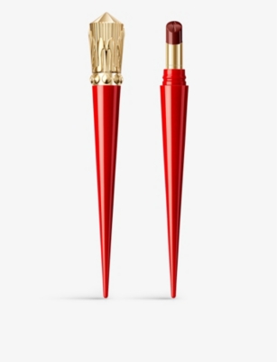 Christian Louboutin Cacao Temple Rouge Stiletto Glossy Shine Lipstick 2g In Cacao Temple