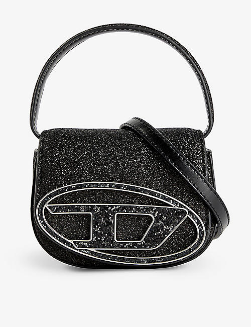 DIESEL: 1DR XS logo-plaque faux-leather cross-body bag