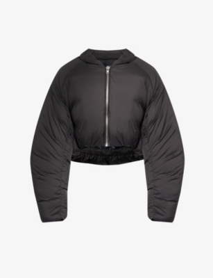 ENTIRE STUDIOS: Pillow cropped padded shell bomber jacket