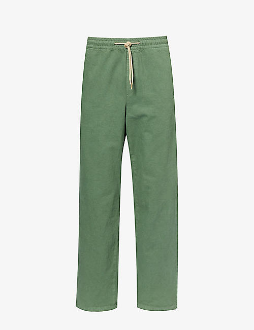 APC: Drawstring-waist straight-leg cotton trousers