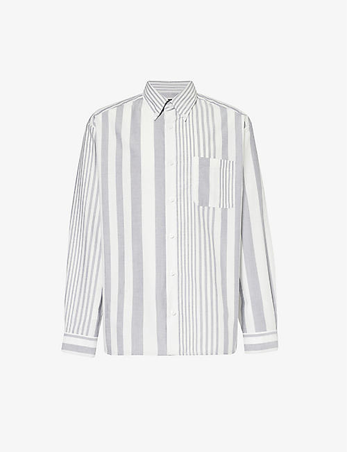 APC: Striped relaxed-fit cotton shirt