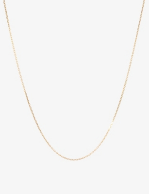 THE ALKEMISTRY THE ALKEMISTRY WOMENS YELLOW GOLD NUDE SHIMMER 18CT RECYCLED YELLOW-GOLD ADJUSTABLE CHAIN NECKLACE