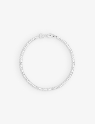 ASTRID & MIYU: Gleam Bold rhodium-plated brass tennis bracelet