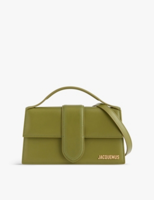 JACQUEMUS: Le Grand Bambino leather shoulder bag