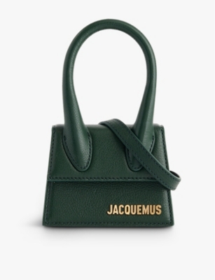 Jacquemus Le Chiquito Moyen Top-handle Bag In Dark Green