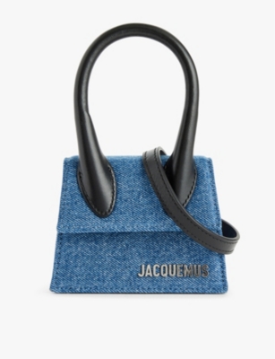 JACQUEMUS: Le Chiquito denim top-handle bag